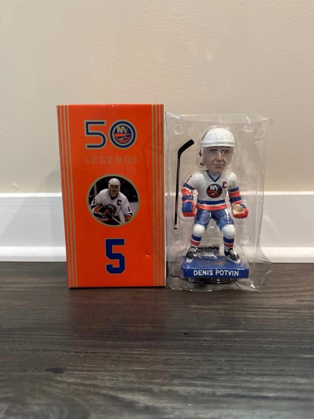 New York Islanders Denis Potvin 50th Anniversary Bobble Head
